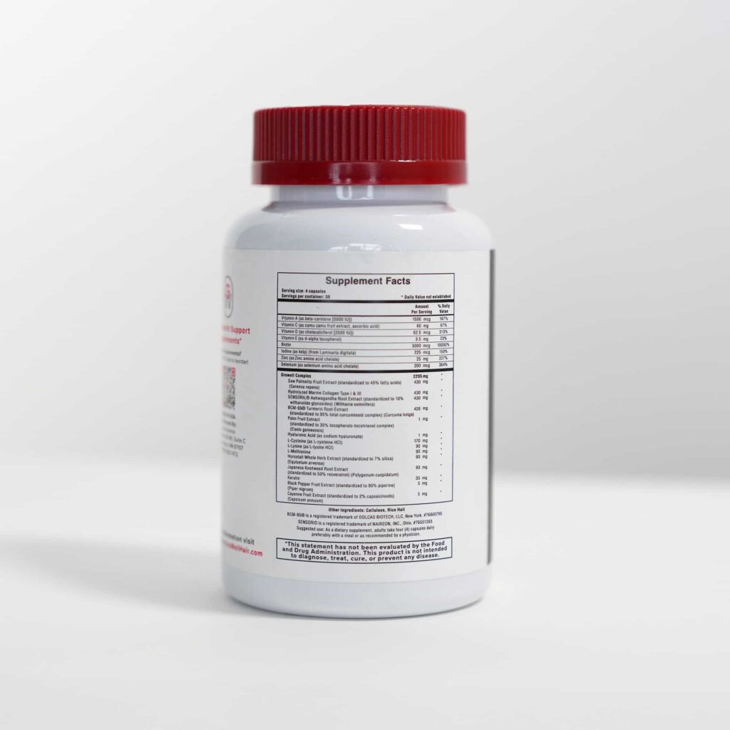 Supplements for hair regrowth