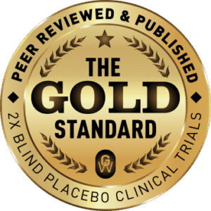 The Gold Standard - Peer reviewed and published - 2x blind placebo clinical trials