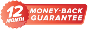 12 month money-back guarantee