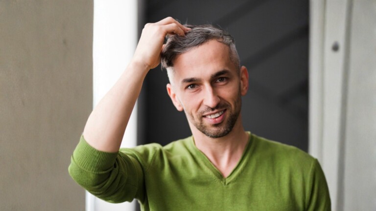 Men Using Hair Regrowth Products