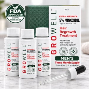 GroWell topical minoxidil for men