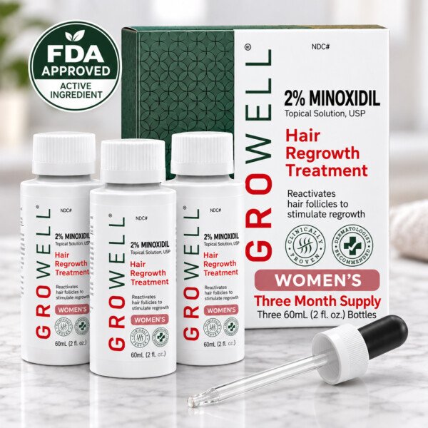 GroWell topical minoxidil for women